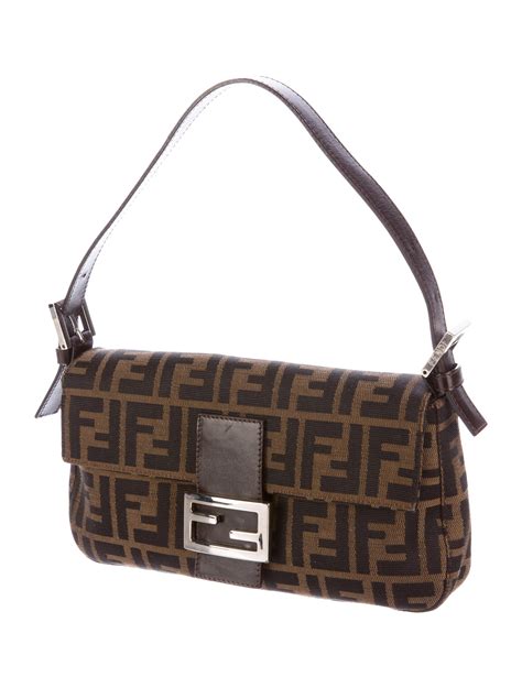 fendi large baguette the real real|fendi bag.